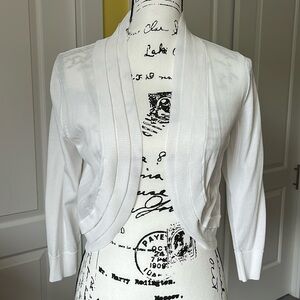 The Limited Shrug Cardigan, White